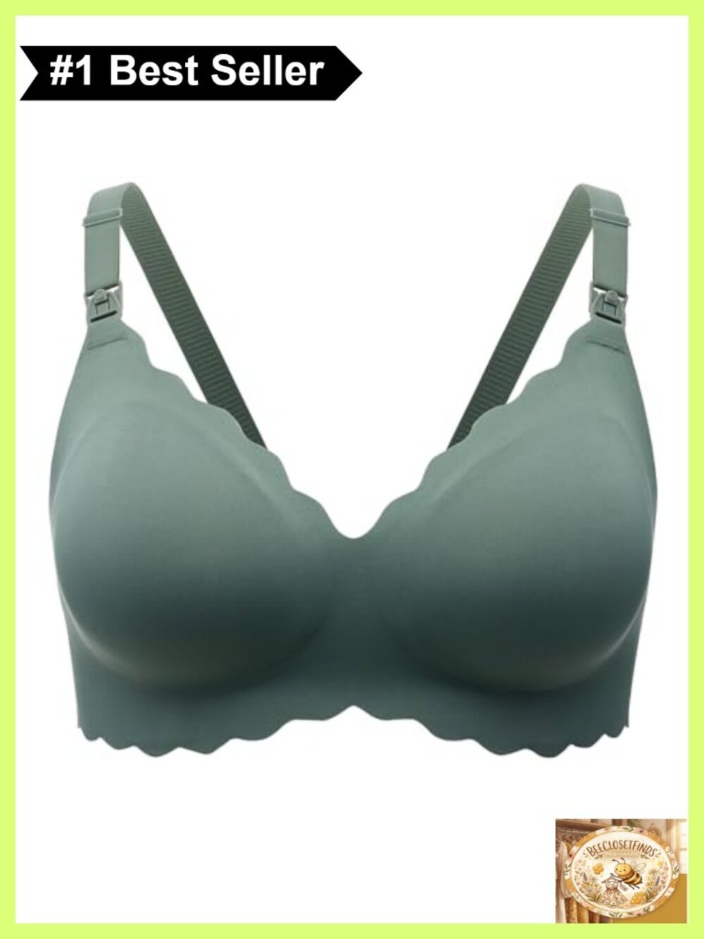 Momcozy Nursing Bra Seamless Wireless Breastfeeding Maternity Bra